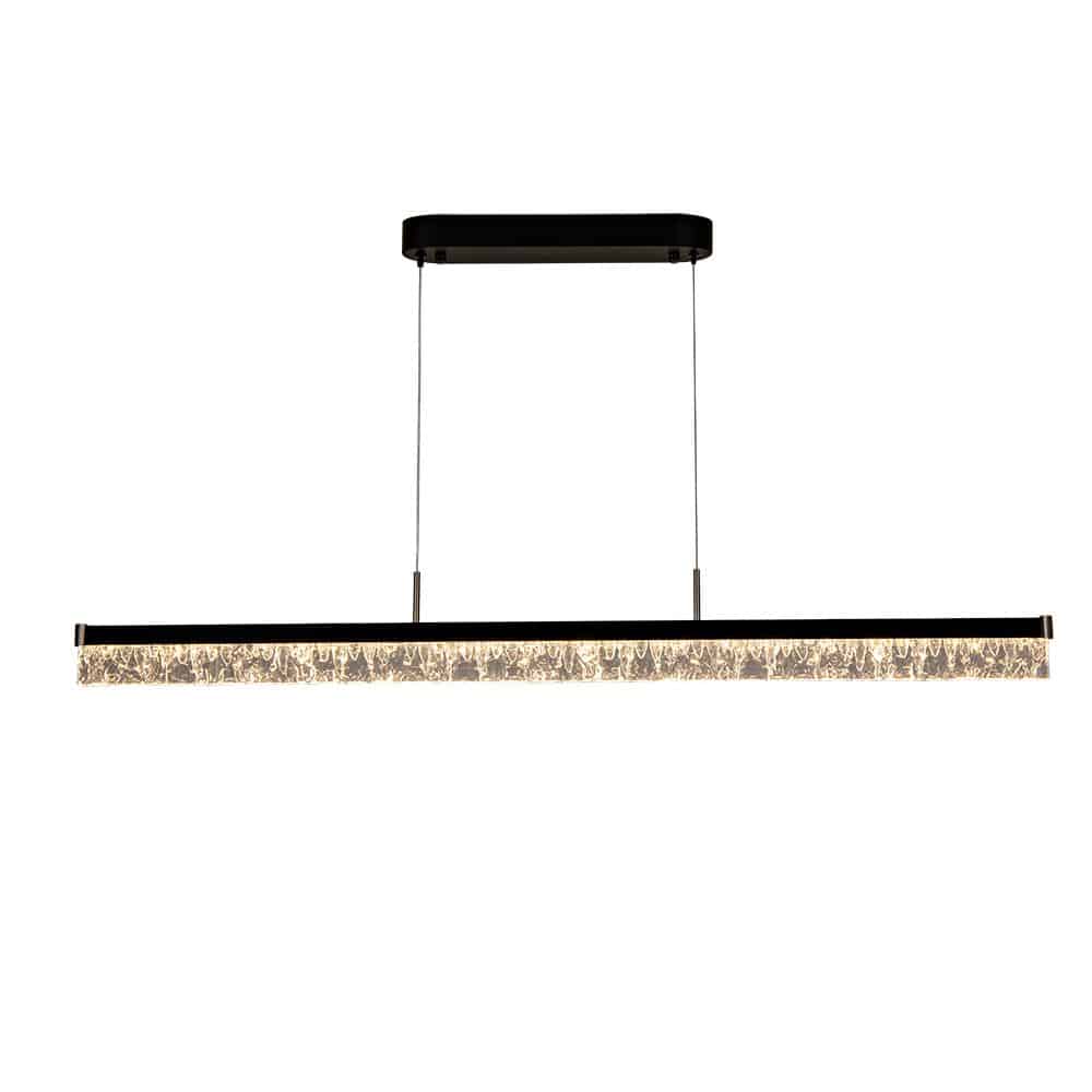 P469 black linear pendant light